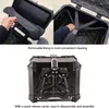 Universal Noir 45L Moto Aventure Aluminium Top Case Schwanz Voir les images du produit 10