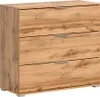 Kommode Selma mit 3 Schubladen, Holzoptik, 95cm Produktbild-Vorschau 1