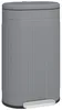 30-Liter-Metall-Treteimer mit Soft-Close-Deckel, Grau Produktbild-Vorschau 1