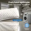 Top matelas 180x210 cm - ANTI SLIP Topper - Housse PREMIUM Voir les images du produit 5
