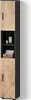 Badschrank Livinity Ronco Goldkraft Eiche/Anthrazit 30 x Produktbild-Vorschau 1