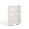 KOMTO Bücherregal 80 cm breit, weiß, Bücherregal mit 4 Produktbild-Vorschau 1