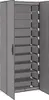 vidaXL Schuhschrank Grau 60x30x166 cm Stoff Produktbild-Vorschau 4