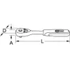 KS TOOLS 1/2" SlimPOWER Umschaltknarre,72 Zahn (920.1290) Náhled obrázku produktu 12
