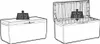 KETER Rattan Style Box CAPRI 80G/305L Podgląd zdjęcia produktu 19