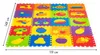 ECOTOYS Penová edukačná podložka EVA puzzle 20 dielov Náhľad obrázku produktu 10