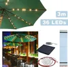 EINFEBEN 3m Sonnenschirm mit LED Solar Marktschirm mit Produktbild-Vorschau 4