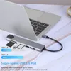 8 in 1 Typ-C Hub zu USB 3.0 USB-C HDMI LAN RJ45 SD TF Produktbild-Vorschau 2