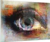 Bilder auf glas - Auge Abstraktion - 100x70cm - Glasbilder Produktbild-Vorschau 1