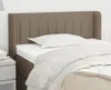 vidaXL Kopfteil mit Ohren Taupe 103x16x78/88 cm Stoff - Produktbild-Vorschau 2