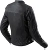 Motorradjacke Leder Schwarz 3XL mit Level-2 Protektoren und Produktbild-Vorschau 3