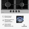 Klarstein Plynový sporák, 4 horáky, 8 kW vstavaný plynový Náhľad obrázku produktu 5