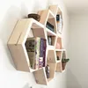 Skye Decor, Raf252, półki ścienne, orzech, drewno, 42 x 37 Podgląd zdjęcia produktu 3