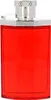 A close-up studio shot of a red perfume bottle with a silver cap. Náhled obrázku produktu