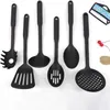 6-teiliges schwarzes Kochutensilien-Set aus Produktbild-Vorschau 1