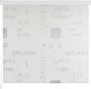 vidaXL Tenda a rullo per doccia 140x240 cm splash design Anteprima dell’immagine prodotto 11