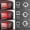 ICQN Minibackofen 15 Liter , 1200W, 90°C-230°C, 60 min. Produktbild-Vorschau 4