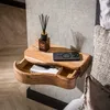 Table de chevet FURNLUX en acacia biologique 40 cm (2 Voir les images du produit 3