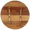 vidaXL Tischplatte Rund 70 cm 15-16 mm Altholz Massiv -  Produktbild-Vorschau 5