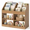 KOMFOTTEU, libreria a 4 ripiani per bambini, scaffale di Anteprima dell’immagine prodotto 1