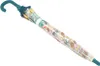 Kinder Regenschirm transparent Tiere - 68 x 68 cm - Blau | Produktbild-Vorschau 2
