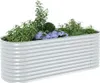 vidaXL Garten-Hochbeet 240 x 80 x 81 cm Verzinkter Stahl Produktbild-Vorschau 3