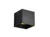 Reality Talent LED Wandleuchte  2x0,5W 10cm Schwarz Matt Produktbild-Vorschau 1