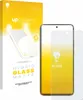A product box and a screen protector for a smartphone. Produktbild-Vorschau