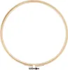 Runder Holz Stickrahmen 20 cm mit Metallverschluss Produktbild-Vorschau 2