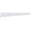 vidaXL 9-teiliges Windschutzgewebe 1200 x 120 cm Sandweiß Produktbild-Vorschau 1