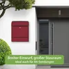 banjado Design Briefkasten Stahl schwarz mit Zeitungsfach Produktbild-Vorschau 5