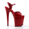 FLAMINGO-809 Damen Sandale von Pleaser, Rot Rot , EU 38, US Produktbild-Vorschau 5