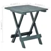 vidaXL Gartentisch Klappbar Grün 45x43x50 cm Kunststoff Produktbild-Vorschau 6