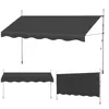 400x120cm Klemmmarkise Einziehbar Balkonmarkise mit Produktbild-Vorschau 1