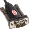 Close-up of a black USB to serial adapter cable with a red and white UNITEK logo. Anteprima dell’immagine prodotto
