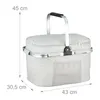 Relaxdays Einkaufskorb, faltbar, Tragegriff, HBT: 45 x 43 x Produktbild-Vorschau 4