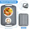 Tablett, 2 rutschfeste Kunststofftabletts mit Griffen, Produktbild-Vorschau 3