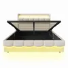 Cama boxspring INONEFT de 140x200 cm con LED y USB, Vista previa de la imagen del producto 19