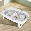 Faltbare Babybadewanne mit rutschfestem Produktbild-Vorschau 3