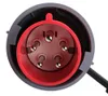 Tesla Gen 2 NEMA adaptér Elvix TS-3P32-CEE 22KW červený Náhľad obrázku produktu 7