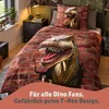 Dino 3D Bettwäsche / 80x80 cm + 135x200 cm Produktbild-Vorschau 4