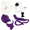 INF Parrucca Cosplay Viola: Capelli Sintetici Anteprima dell’immagine prodotto 7