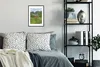 MuchoWow® MuchoWow® Gerahmtes Poster Monets Haus mit bunten Produktbild-Vorschau 2