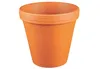 A terracotta pot on a white background. Produktbild-Vorschau
