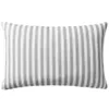vidaXL Coussin de jardin 2 pcs. à rayures 60 x 40 cm Gris Voir les images du produit 2