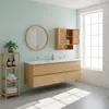 Relaxdays Hängeschrank Bad, 3 Fächer, HBT: 66 x 59 x 21 cm, Produktbild-Vorschau 3