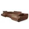 U-Form Ecksofa Magnum U mit Schlaffunktion und 2 Bettkästen Produktbild-Vorschau 6