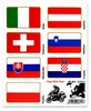 Nálepka Vlajka Ride Tour Europe 2 pre kufor Moto Náhľad obrázku produktu 1
