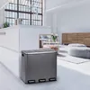 SVITA TM3X18 Mülleimer Papierkorb 54L Treteimer Abfalleimer Produktbild-Vorschau 5