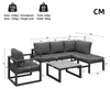 Flieks Gartenlounge-Set 4 Teilig, Gartenmöbelset Produktbild-Vorschau 7